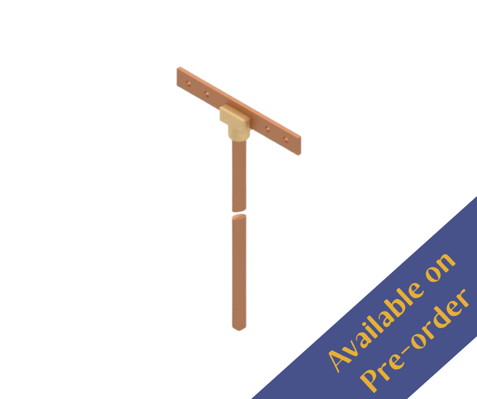 Copper Bonded Earth Electrode with Copper Busbar Exothermically welded