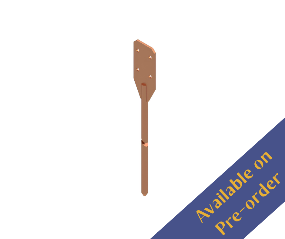 Copper Bonded Earth Electrode with Pre-Welded Clamp