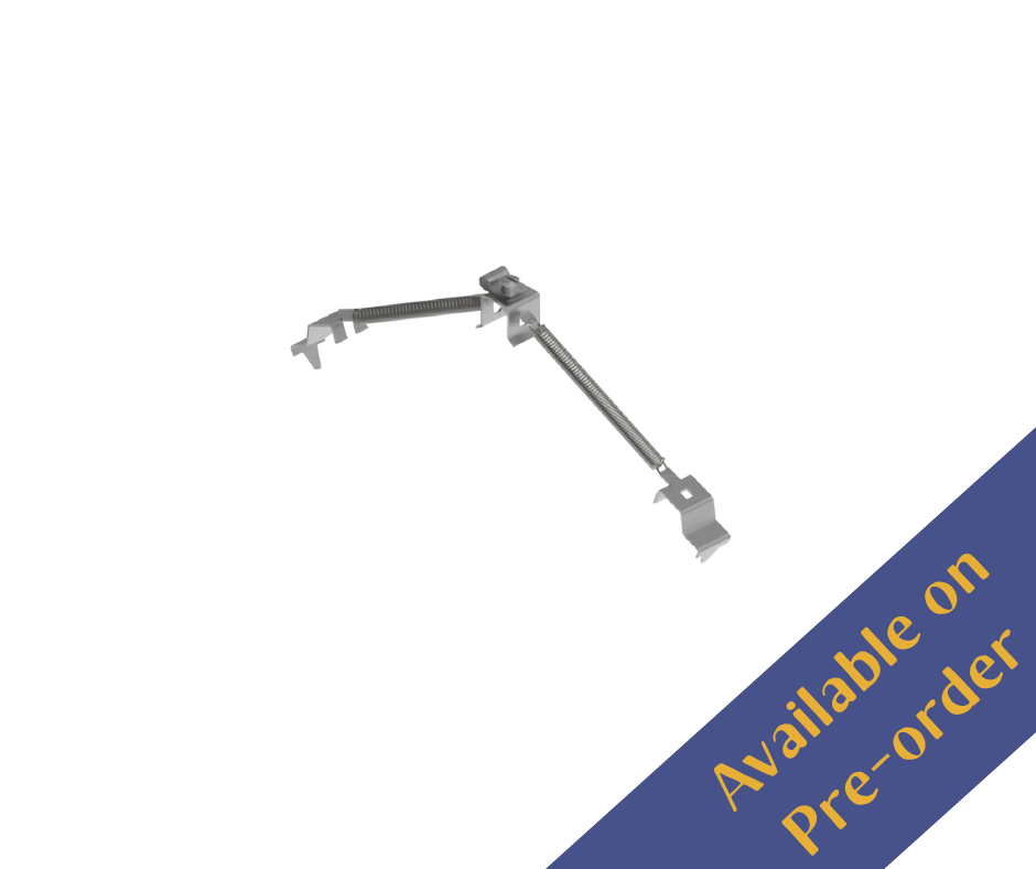 Conductor Holder for Ridge or Hip Tile for Round Conductor
